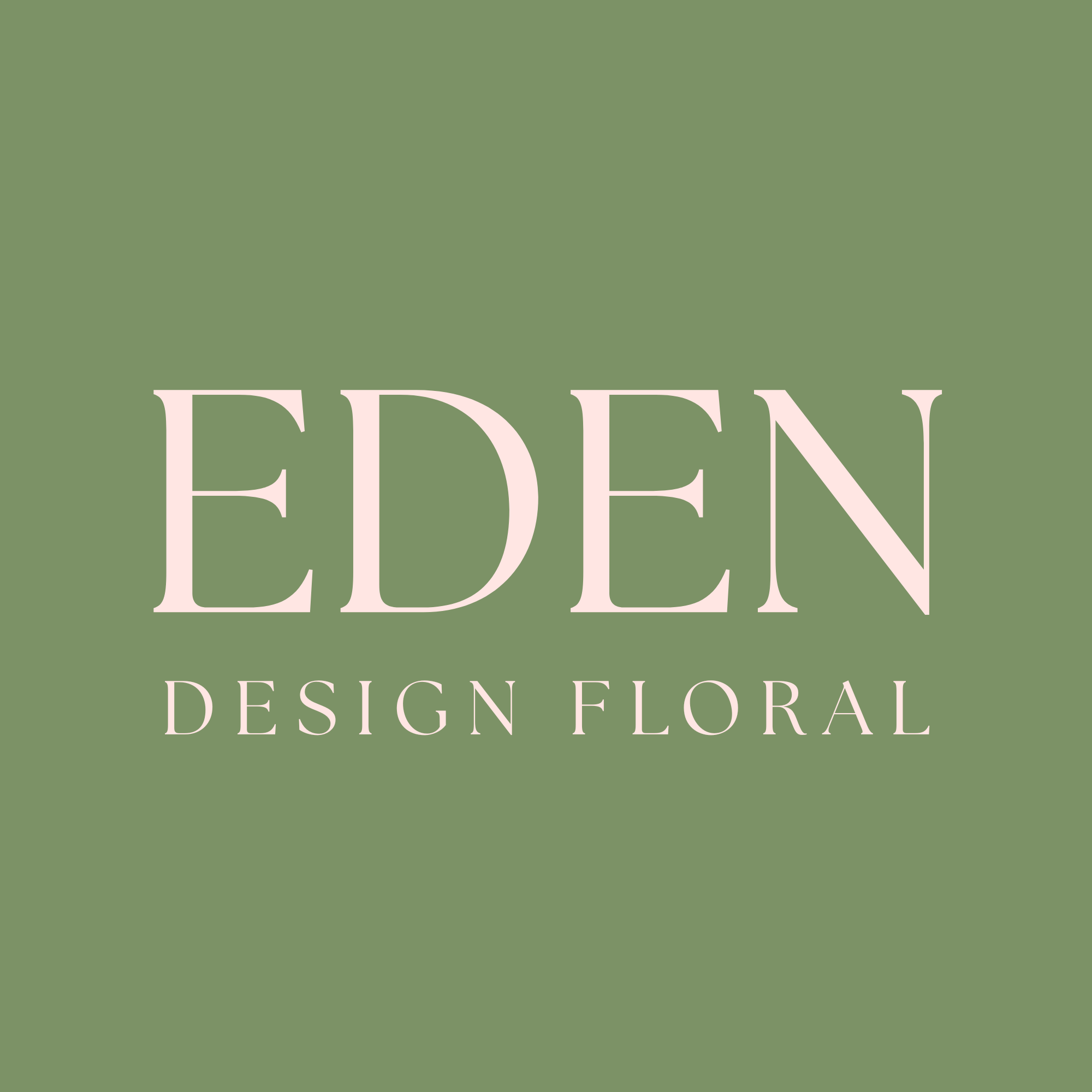 Logo EDEN Design Floral
